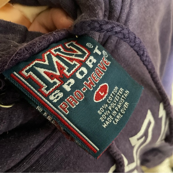 Vintage MV Sport NYU Oversized Hoodie - Picture 8 of 9